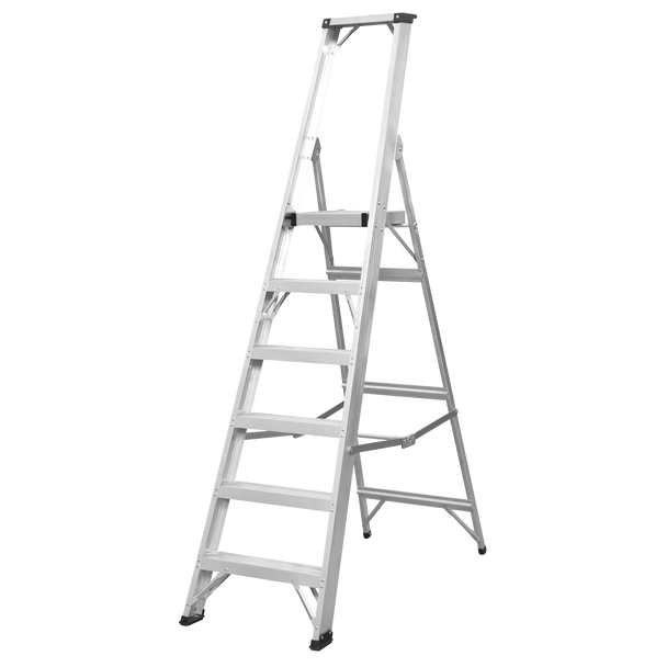 Sealey AXL6 | Industrial Step Ladder 6-Tread Aluminium - EN 131