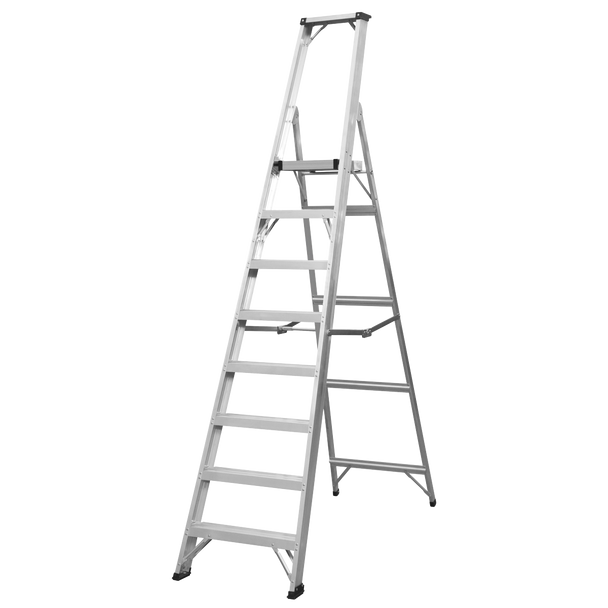 Sealey AXL8 | Industrial Step Ladder 8-Tread Aluminium - EN 131