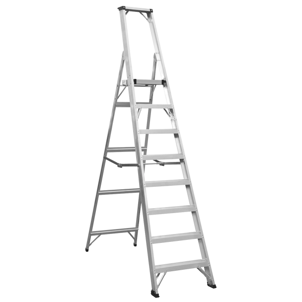 Sealey AXL8 | Industrial Step Ladder 8-Tread Aluminium - EN 131