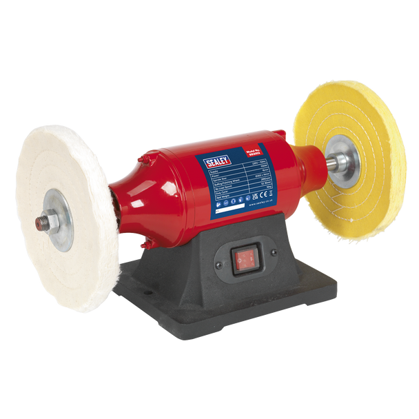 Sealey BB2002 | 200mm Bench Mounting Buffer Polisher 550W/230V