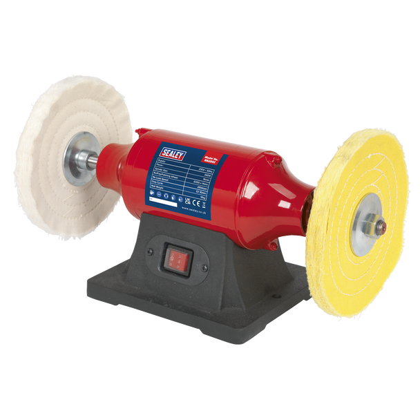 Sealey BB2002 | 200mm Bench Mounting Buffer Polisher 550W/230V