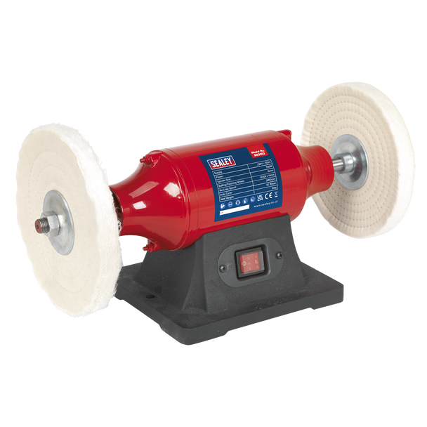Sealey BB2002 | 200mm Bench Mounting Buffer Polisher 550W/230V