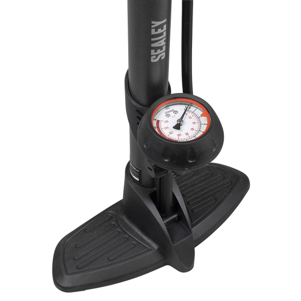Sealey BC110 | Track Pump with Dial Type Pressure Gauge