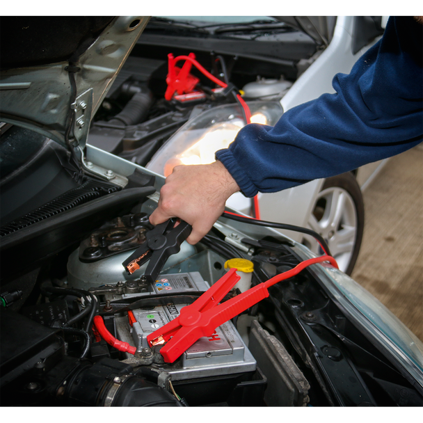 Sealey BC16403SR | Booster Cables with Electronics Protection 16mm x 3m 400A