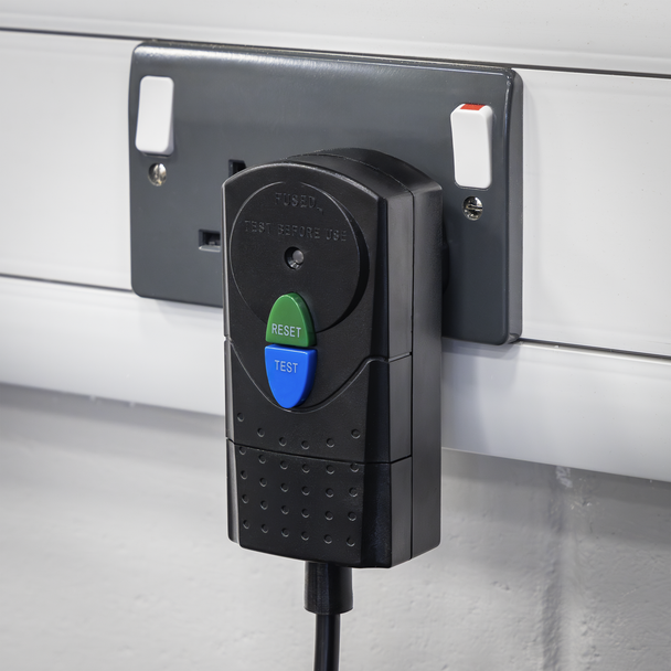 Sealey BCR25RCD | 25m Cable Reel with Thermal Trip & RCD Plug 4 x 230V