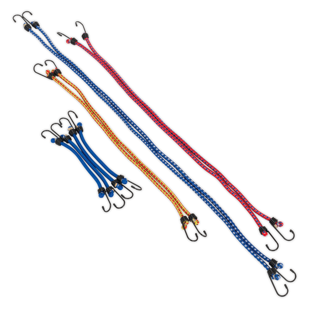 Sealey BCS10 | Bungee Cord Set 10pc
