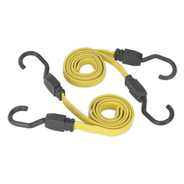 Sealey BCS18 | Flat Bungee Cord Set 910mm 2pc