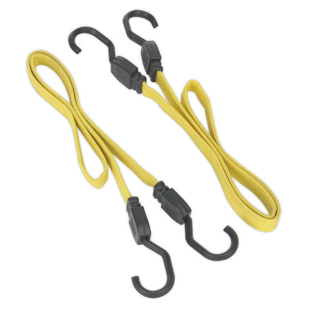 Sealey BCS18 | Flat Bungee Cord Set 910mm 2pc