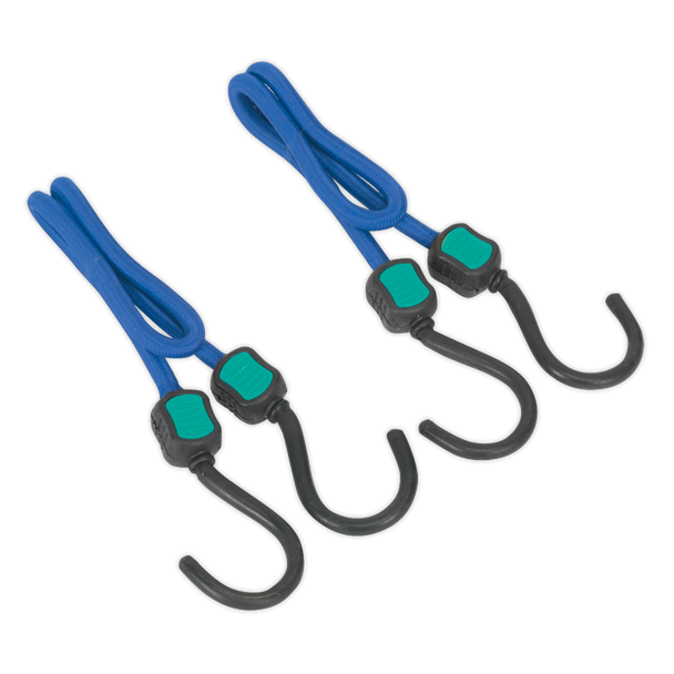 Sealey BCS19 | Bungee Cord Set 460mm 2pc