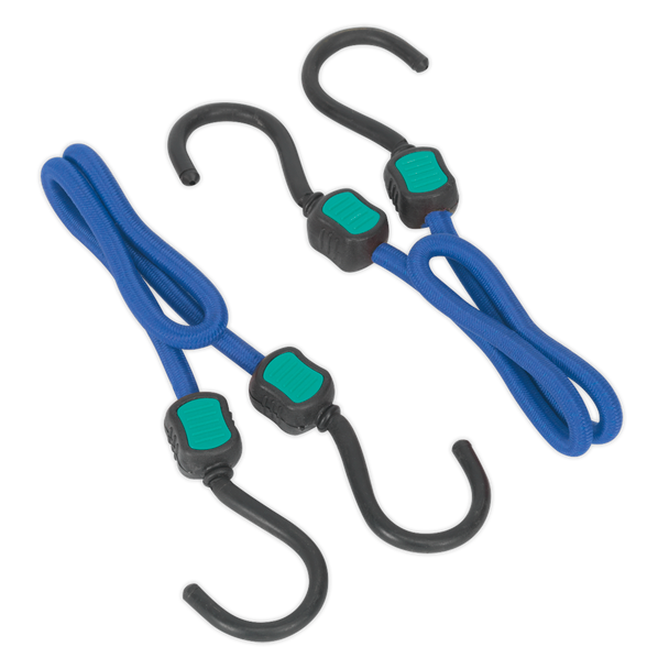 Sealey BCS19 | Bungee Cord Set 460mm 2pc