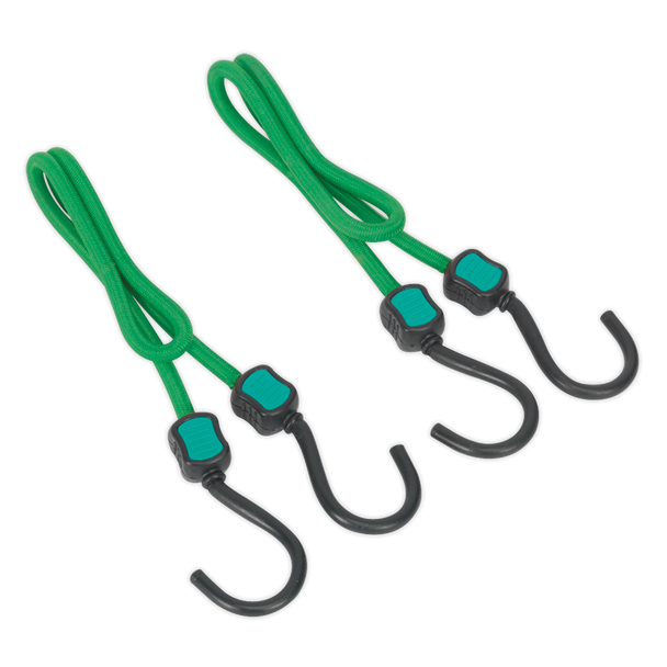 Sealey BCS21 | Bungee Cord Set 610mm 2pc