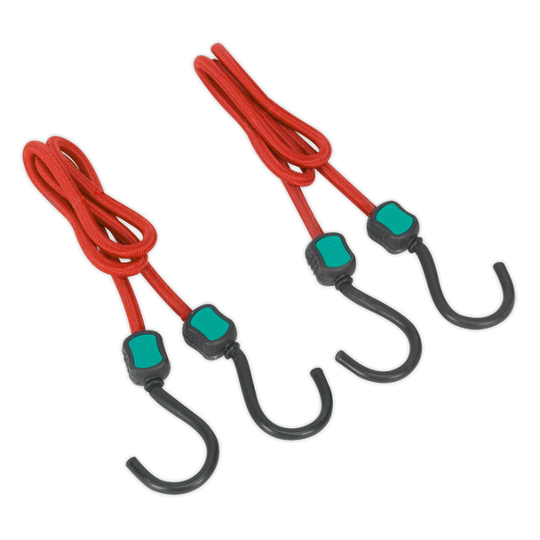Sealey BCS22 | Bungee Cord Set 760mm 2pc