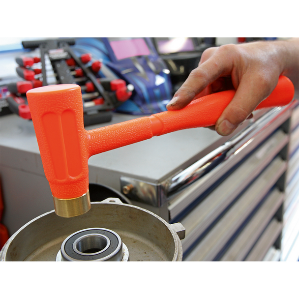 Sealey BFH24 | Premier Brass Faced Dead Blow Hammer 1.5lb