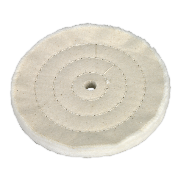 Sealey BG150BW | 150 x 13mm Buffing Wheel 16mm Bore - Fine