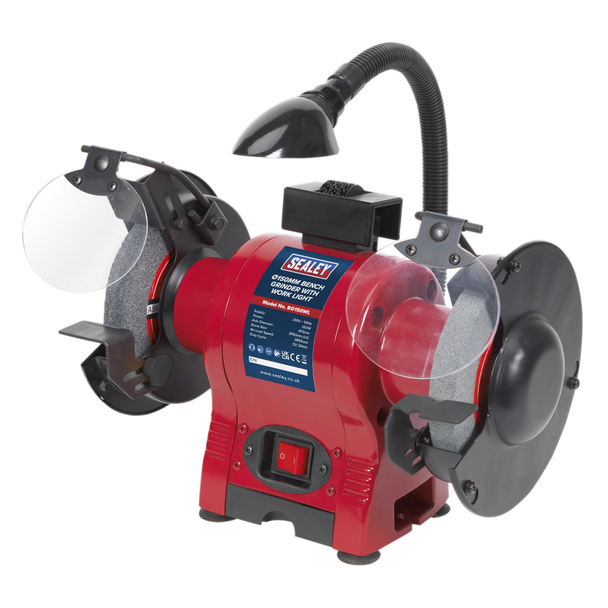 Sealey BG150WL | 150mm Bench Grinder with Worklight 250W/230V