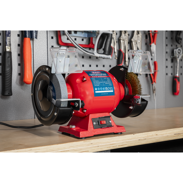 Sealey BG150XLW/98 | 150mm Bench Grinder with Wire Wheel 370W/230V