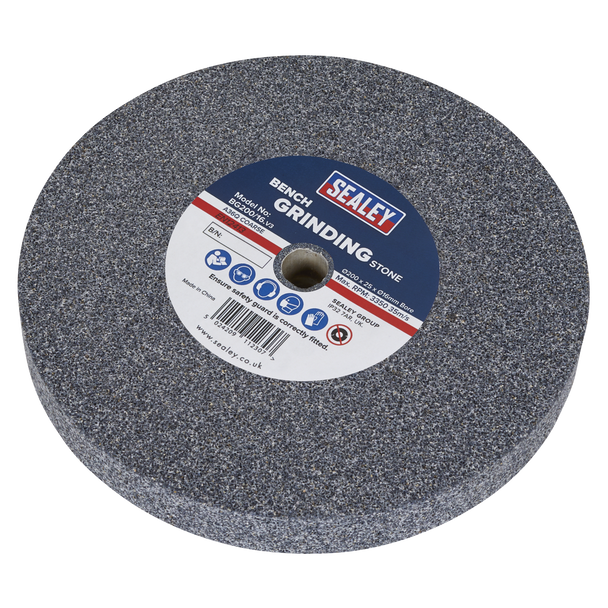 Sealey BG200/16 | 200 x 25mm Grinding Stone 16mm Bore - A36Q Coarse