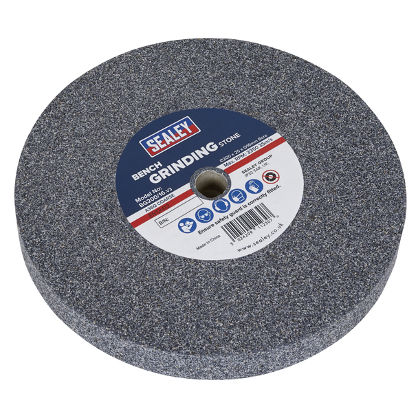 Sealey BG200/16 | 200 x 25mm Grinding Stone 16mm Bore - A36Q Coarse