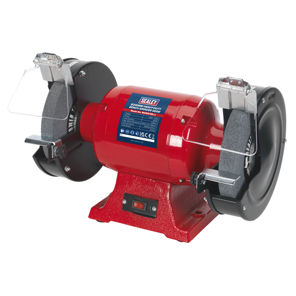 Sealey BG200/99 | Heavy-Duty 200mm Bench Grinder 600W/230V