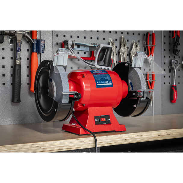 Sealey BG200/99 | Heavy-Duty 200mm Bench Grinder 600W/230V