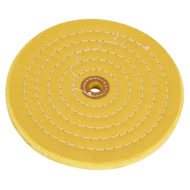 Sealey BG200BWC | 200 x 16mm Buffing Wheel 16mm Bore - Coarse