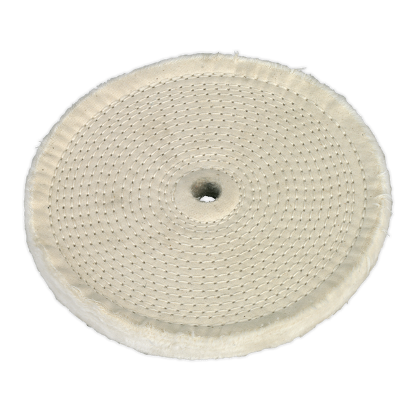 Sealey BG200BW | 200 x 16mm Buffing Wheel 16mm Bore - Fine