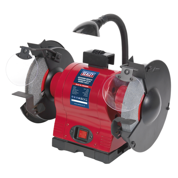 Sealey BG200WL | 200mm Bench Grinder with Worklight 550W/230V