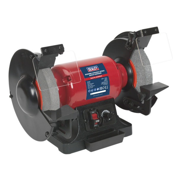 Sealey BG200WVS | 200mm Bench Grinder with Variable Speed 550W/230V