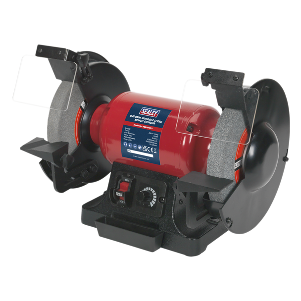 Sealey BG200WVS | 200mm Bench Grinder with Variable Speed 550W/230V
