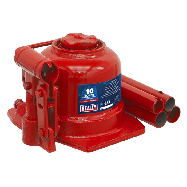 Sealey BJ10LE | Low Profile Telescopic Bottle Jack 10 Tonne