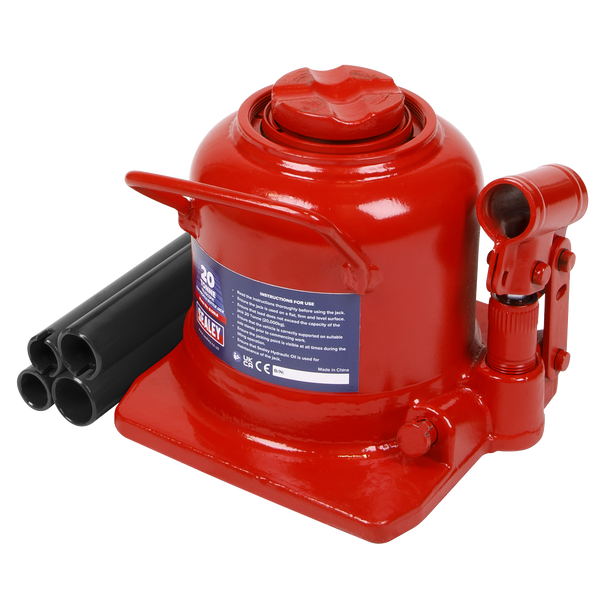 Sealey BJ20LE | Low Profile Telescopic Bottle Jack 20 Tonne