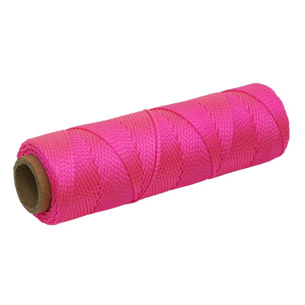 Sealey FT3CR │ Braided Nylon Brick Line 76m - Pink