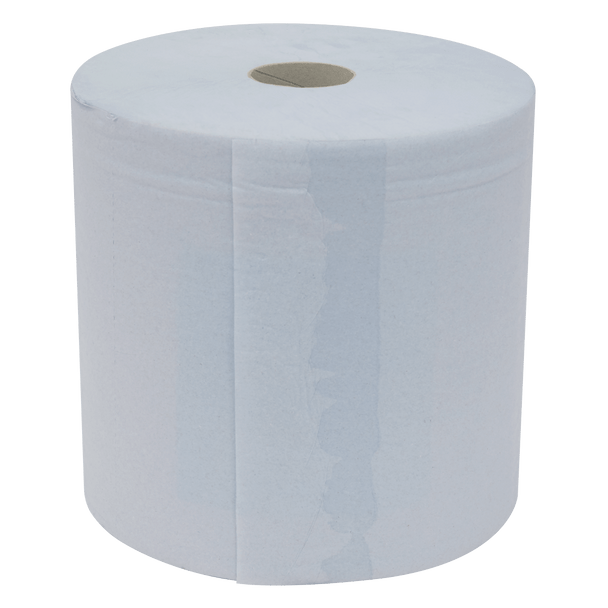 Sealey BLU400 | 2-Ply Blue Wiper Roll 400m x 260mm - Pack of 2
