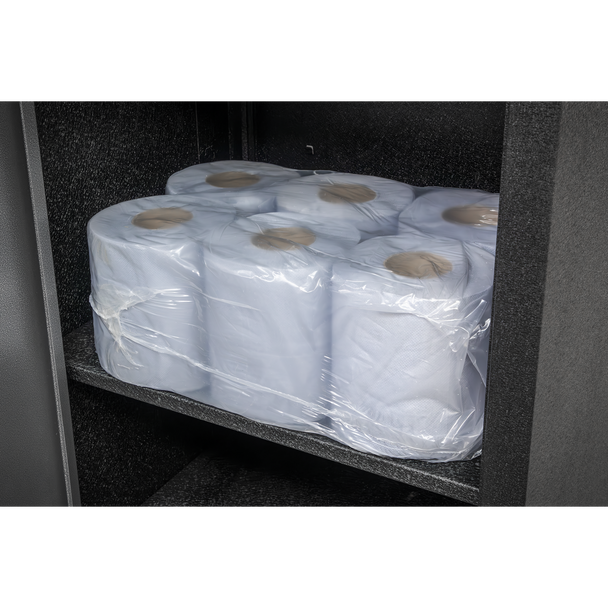 Sealey BLU60 | 2-Ply Embossed Blue Paper Roll 60m - Pack of 6