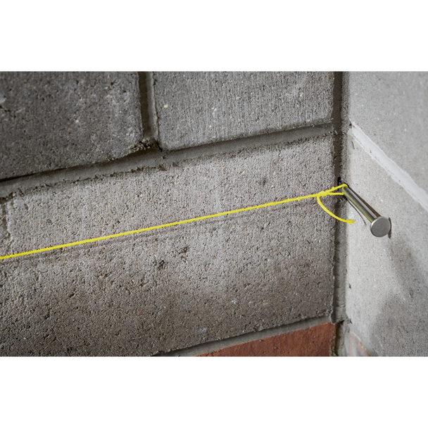Sealey BLY1 | Braided Nylon Brick Line 76m - Yellow