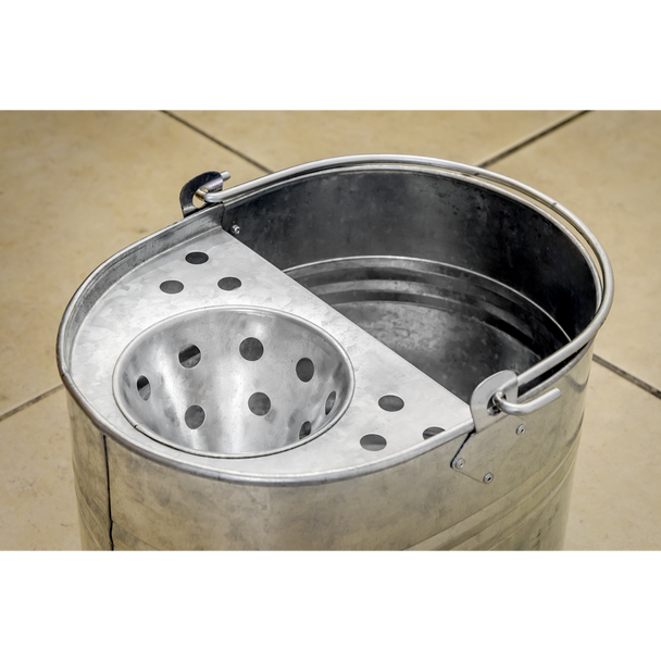 Sealey BM08 | Mop Bucket 13L - Galvanized