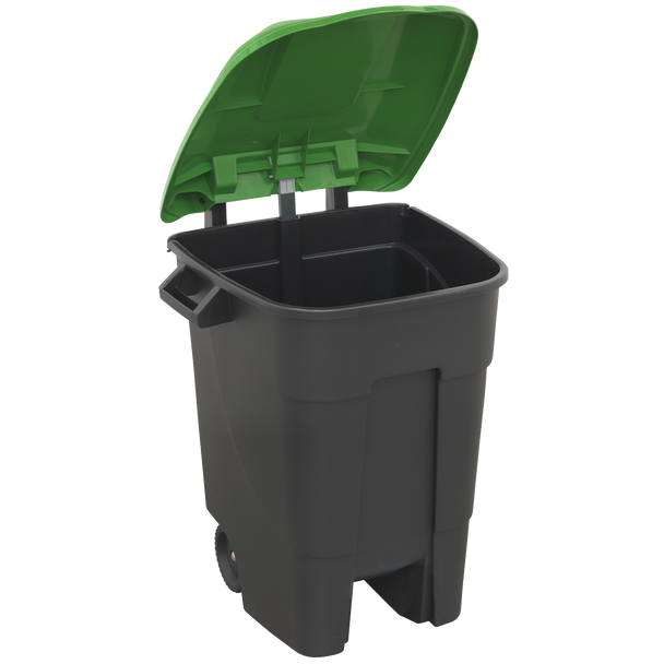 Sealey BM100G | Refuse/Wheelie Bin 100L - Green