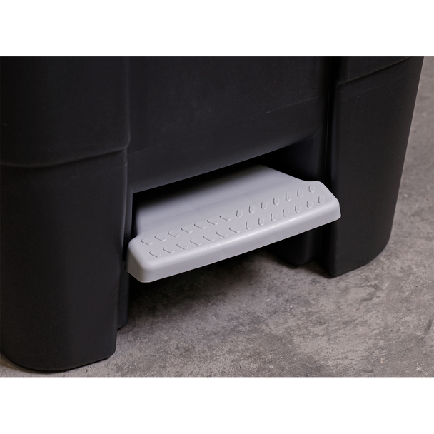 Sealey BM100P | Refuse/Wheelie Bin with Foot Pedal 100L - Black