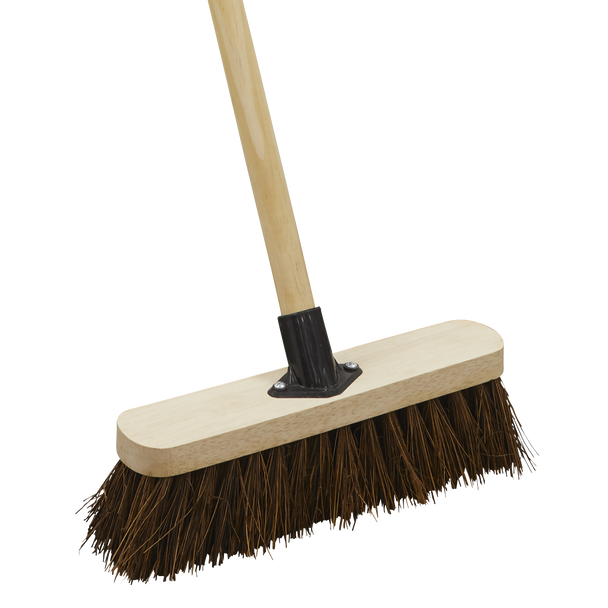Sealey BM12H | Stiff/Hard Bristle Broom 12"(300mm)