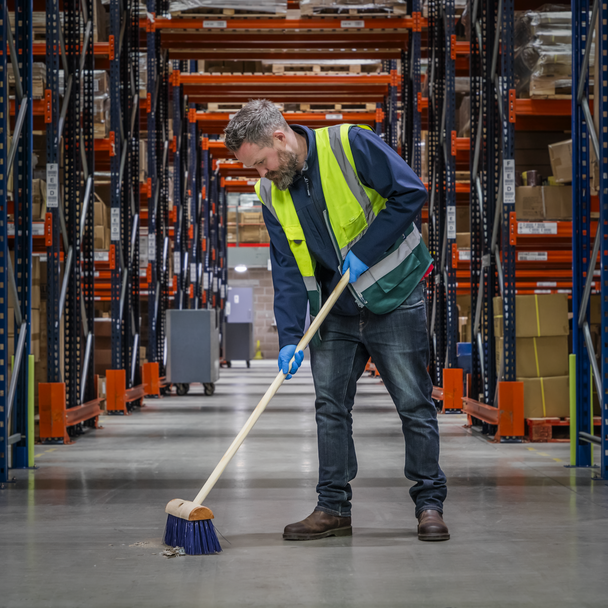 Sealey BM13H | Stiff/Hard Bristle Yard Broom 13"(325mm)