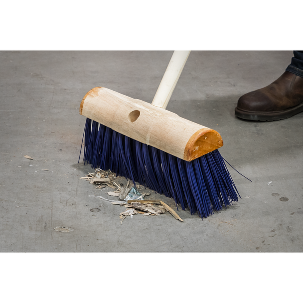 Sealey BM13H | Stiff/Hard Bristle Yard Broom 13"(325mm)