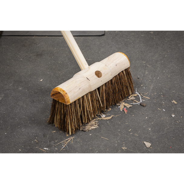 Sealey BM13HX | Stiff/Hard Bristle Broom 13"(325mm)