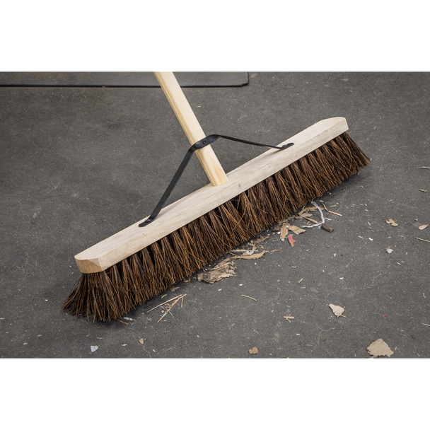 Sealey BM24H | Stiff/Hard Bristle Broom 24"(600mm)