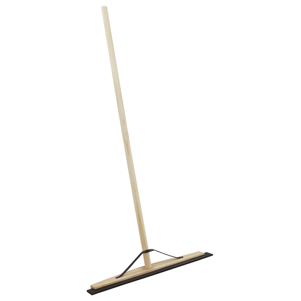 Sealey BM24RS | Rubber Floor Squeegee with Wooden Handle 24"(600mm)
