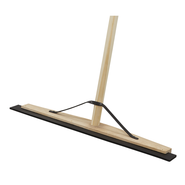 Sealey BM24RS | Rubber Floor Squeegee with Wooden Handle 24"(600mm)