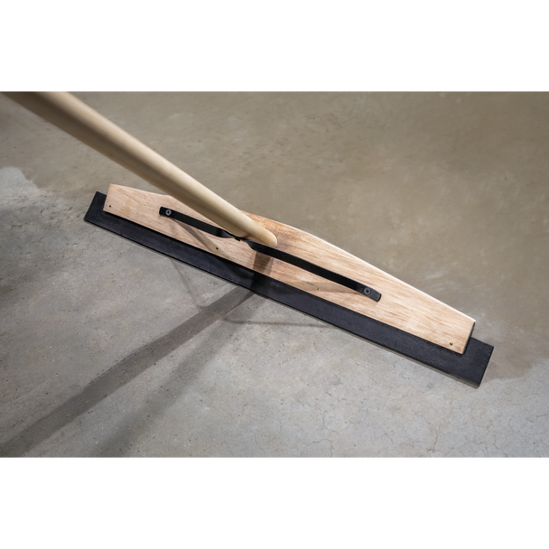 Sealey BM24RS | Rubber Floor Squeegee with Wooden Handle 24"(600mm)