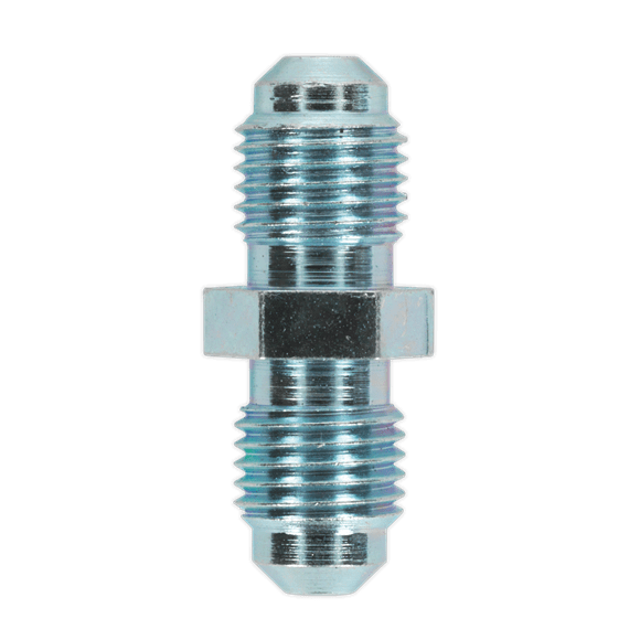 Sealey BN3824MC ⏐ Brake Tube Connector Male to Male 3/8"UNF x 24tpi - Pack of 10