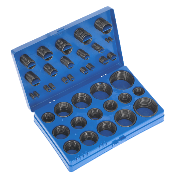 Sealey BOR407 ⏐ Imperial Rubber O-Ring Assortment 407pc