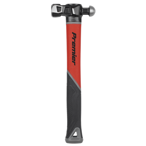 Sealey BPHG24 ⏐ Premier Ball Pein Hammer with Fibreglass Shaft 24oz