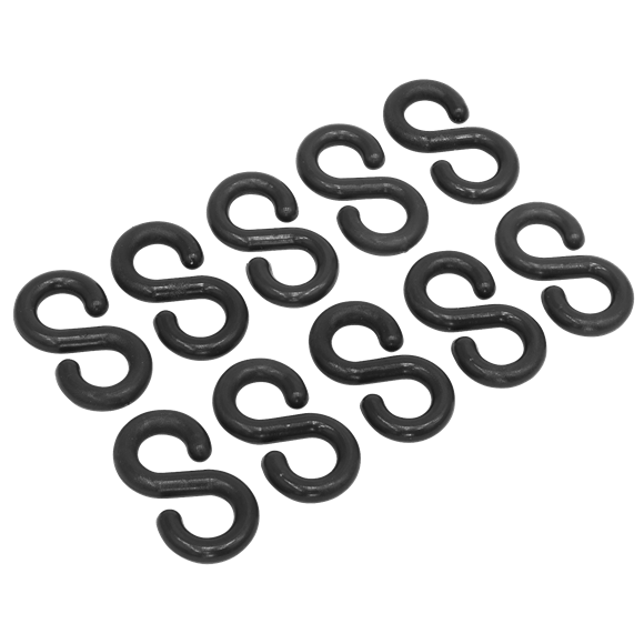 Sealey BSH10 ⏐ Plastic Chain S-Hook - Pack of 10